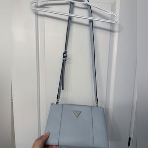 Baby Blue Guess Crossbody bag - used only once!